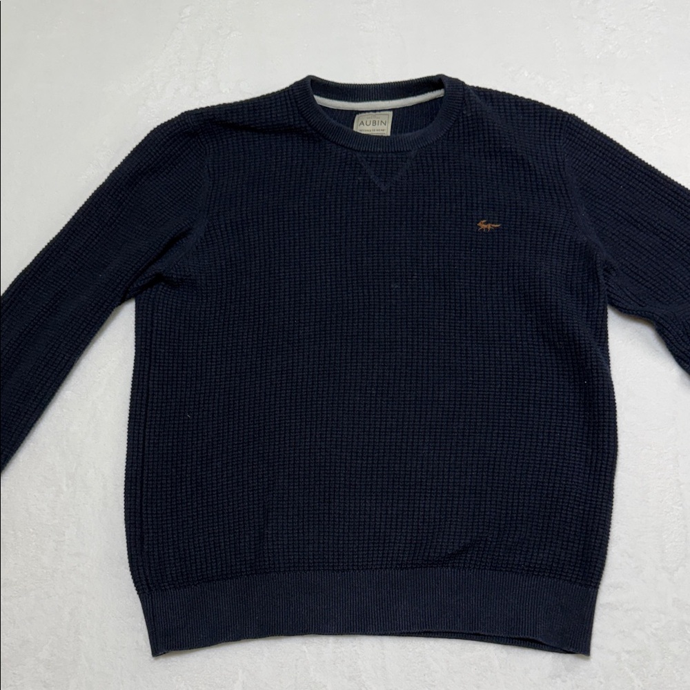 Navy Blue Aubin Sweater for Men